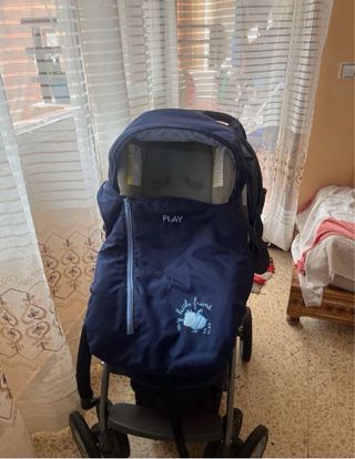 Carro de bebé plegable