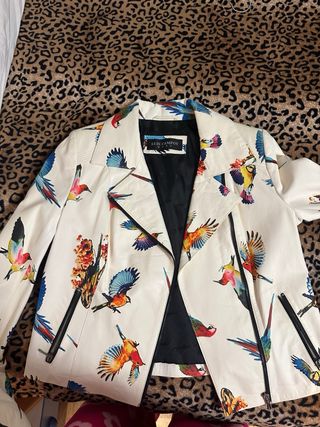 Cazadora Piel Luis Campoy Multicolor