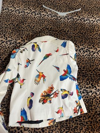 Cazadora Piel Luis Campoy Multicolor