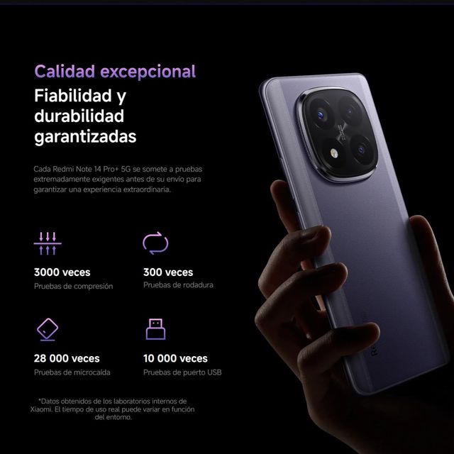 Redmi Note 14 Pro+ 5G 256GB Morado