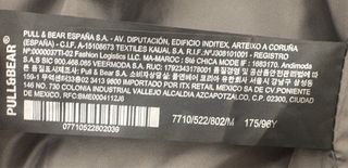 Cazadora Pull&Bear Gris Talla M