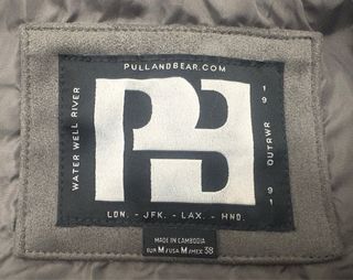 Cazadora Pull&Bear Gris Talla M