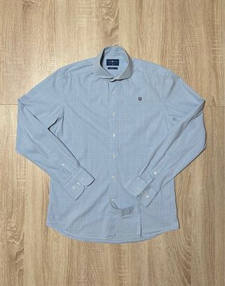 Camisa Álvaro Moreno Azul Cuadros