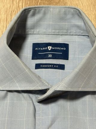 Camisa Álvaro Moreno Azul Cuadros