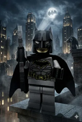 Figura custom Batman Lego XXL