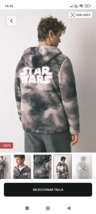 Bata Star Wars S a estrenar con etiqueta