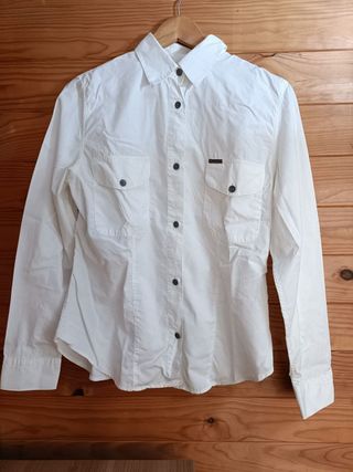 Camisa Calvin Klein Color Blanco Talla XS Nueva.