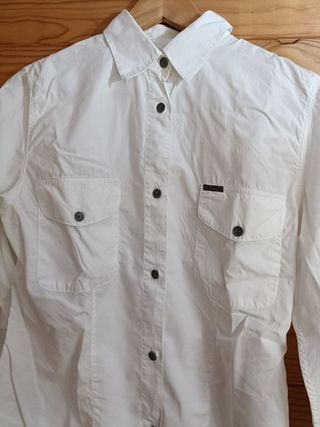 Camisa Calvin Klein Color Blanco Talla XS Nueva.