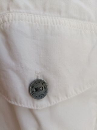 Camisa Calvin Klein Color Blanco Talla XS Nueva.