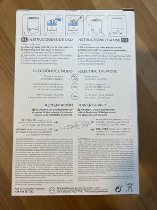 Ambar Perfums Humidificador Ultrasónico