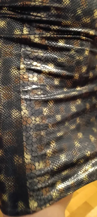 Vestido fiesta estampado leopardo