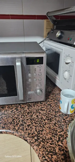 Microondas Samsung Plata