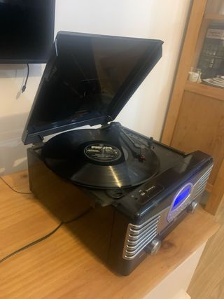 Tocadiscos Philips Negro