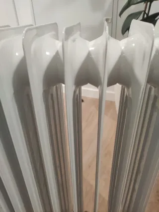 Radiador de aceite blanco