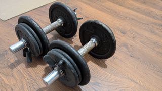 Mancuernas Ajustables 10 KG Fitness Gym Casa Pesas