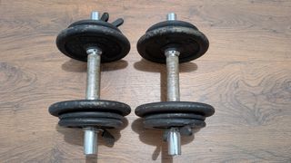 Mancuernas Ajustables 10 KG Fitness Gym Casa Pesas