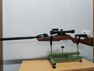 Banco de tiro para carabina calibracion