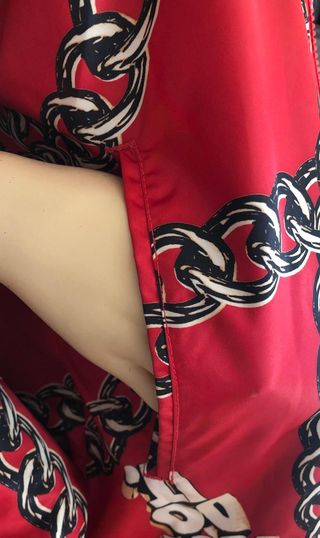 Cazadora Bomber Nike Roja Talla S