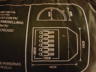 Tienda de campaña Odyssey 6 personas