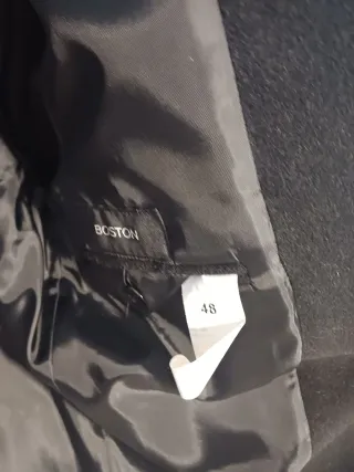 Abrigo de hombre negro