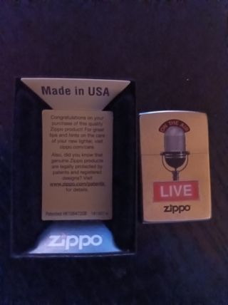 Mechero Zippo Edición Especial LIVE Radio