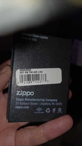 Mechero Zippo Edición Especial LIVE Radio