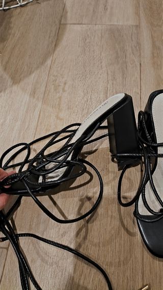 Sandalias tacón FAVORITO Talla 38, piel