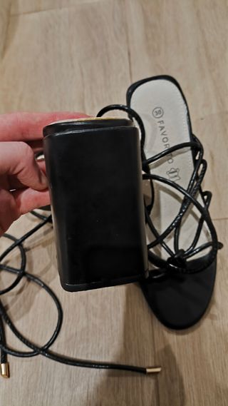 Sandalias tacón FAVORITO Talla 38, piel