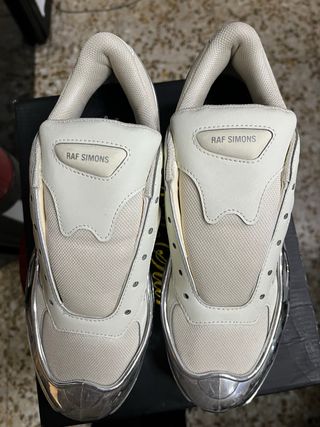 Zapatillas Adidas x Raf Simons Plata/Blanco