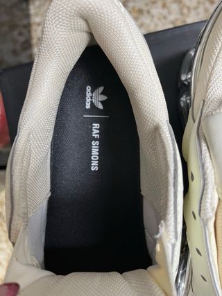 Zapatillas Adidas x Raf Simons Plata/Blanco