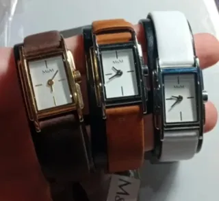 Relojes M&M Marrón y Blanco