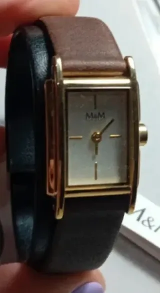 Relojes M&M Marrón y Blanco