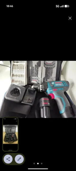 Taladro Percutor Bosch con Maletín