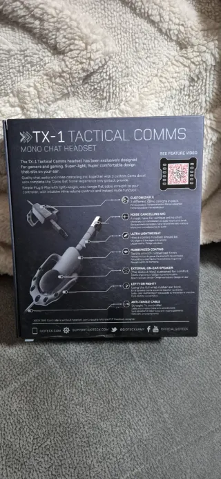Auriculares Tácticos TX-1 tactical comms
