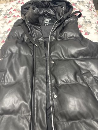 Chaleco Piel Negro Talla XL