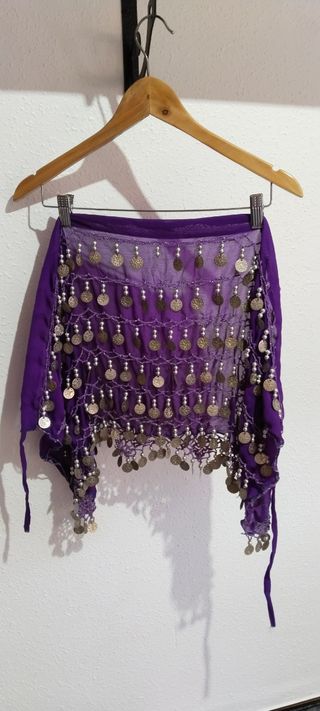 Bedlah o vestido danza del vientre con crótalos