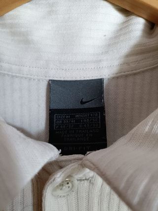 Polo Nike Manga Corta Color Beige Talla M 178cm