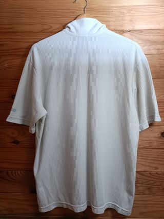 Polo Nike Manga Corta Color Beige Talla M 178cm