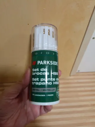 Set Brocas HSS Parkside Metal 11 Unidades