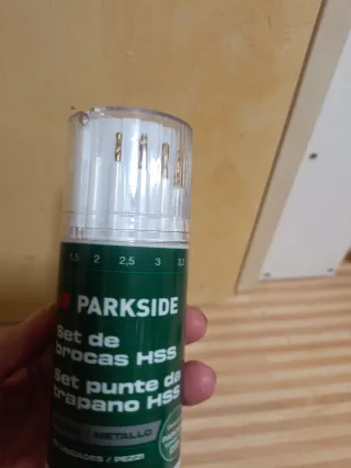 Set Brocas HSS Parkside Metal 11 Unidades