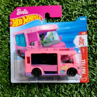 Hot Wheels Barbie Camper Van Rosa