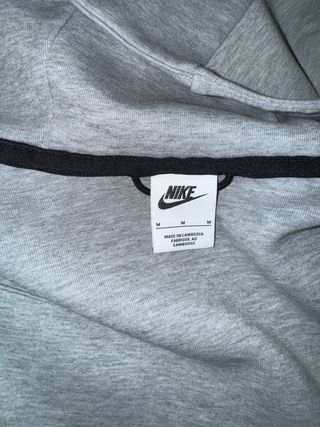 Chaqueta Nike Tech Fleece Gris ORIGINAL