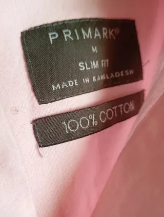 Camisa rosa Primark Talla M