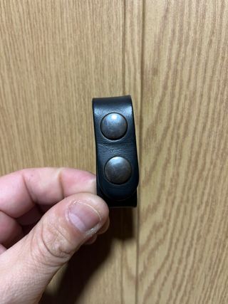 Trabillas cinturón servicio negro