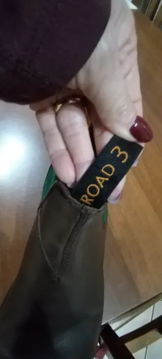 Polacchine uomo marrone e verde