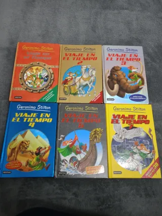 Lote 6 Libros Geronimo Stilton Viaje en el Tiempo