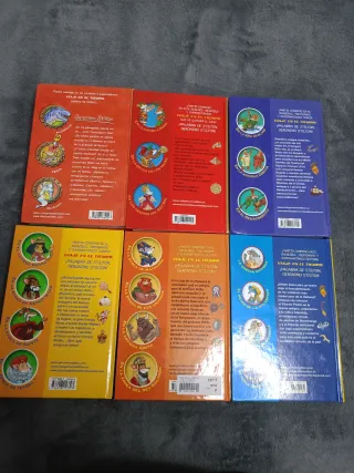 Lote 6 Libros Geronimo Stilton Viaje en el Tiempo