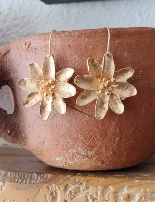 Pendientes Oro Rosa