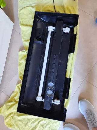 Acuario con castillo y caracol