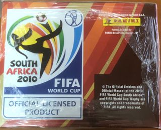 Caja 100 sobres Panini Mundial Sudáfrica 2010